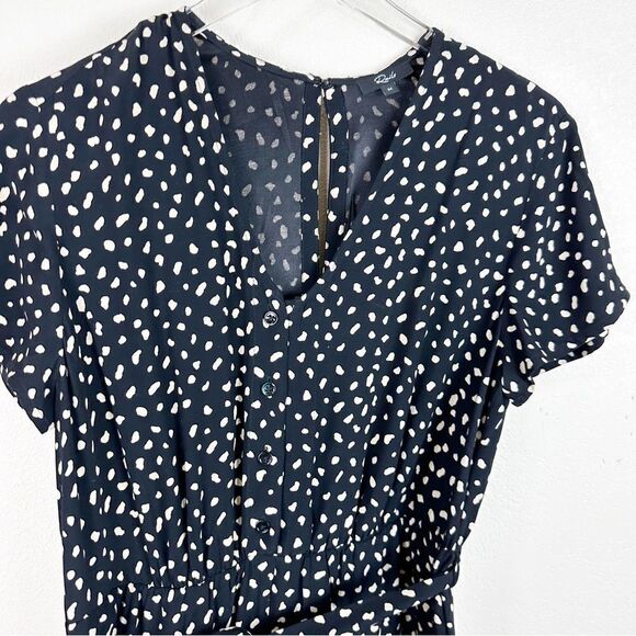 Rails One Piece Jumpsuit Dotted Jumper Black Medium - Picture 6 of 7